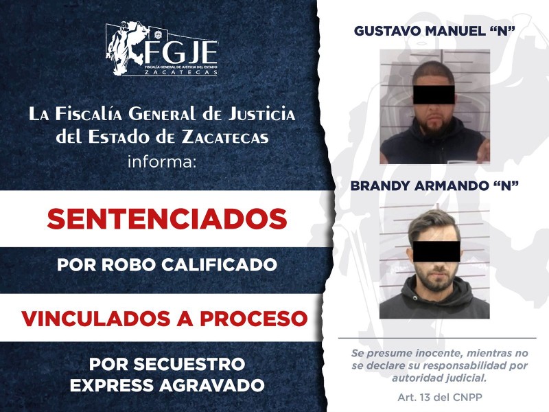 Sentencian a dos por robo millonario al Ayuntamiento de Fresnillo