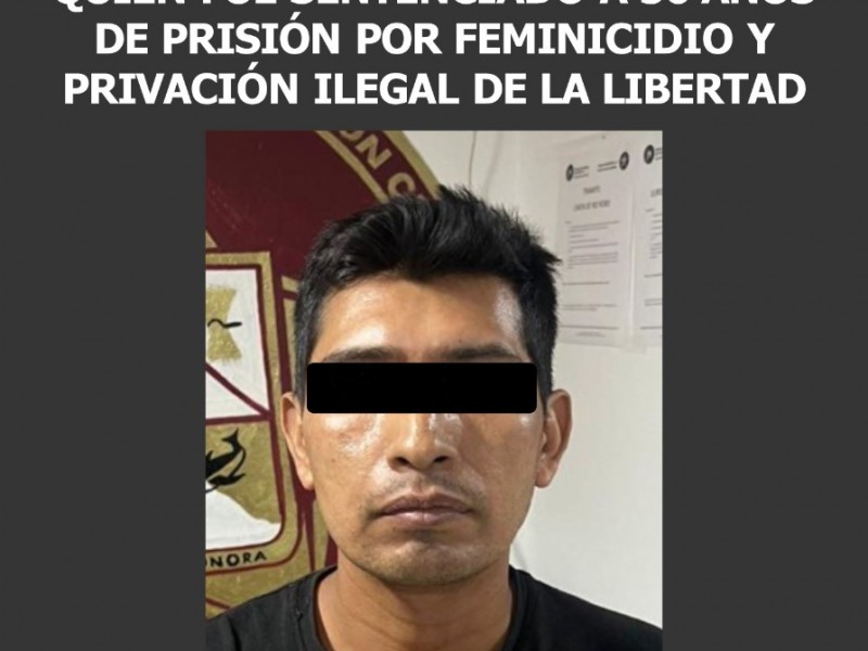 Sentencian a Feminicida en Agua Prieta