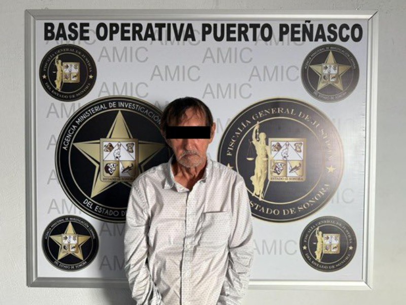 Septuagenario estadounidense es capturado en Puerto Peñasco