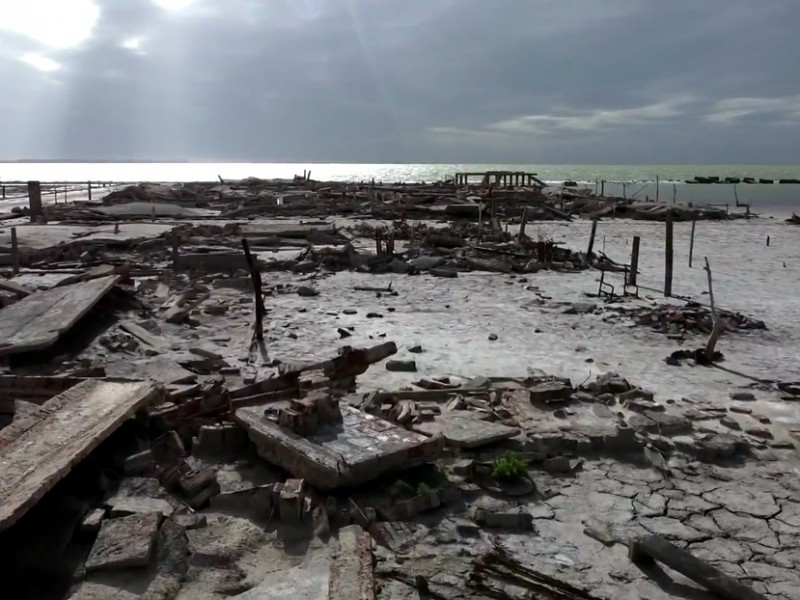 Sequía en Argentina deja al descubierto pueblo fantasma