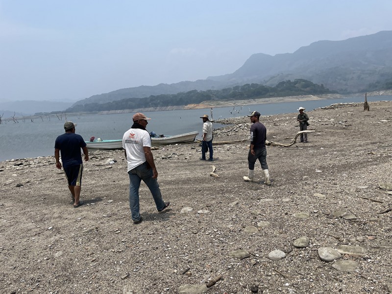Sequía en Chiapas afecta a la pesca