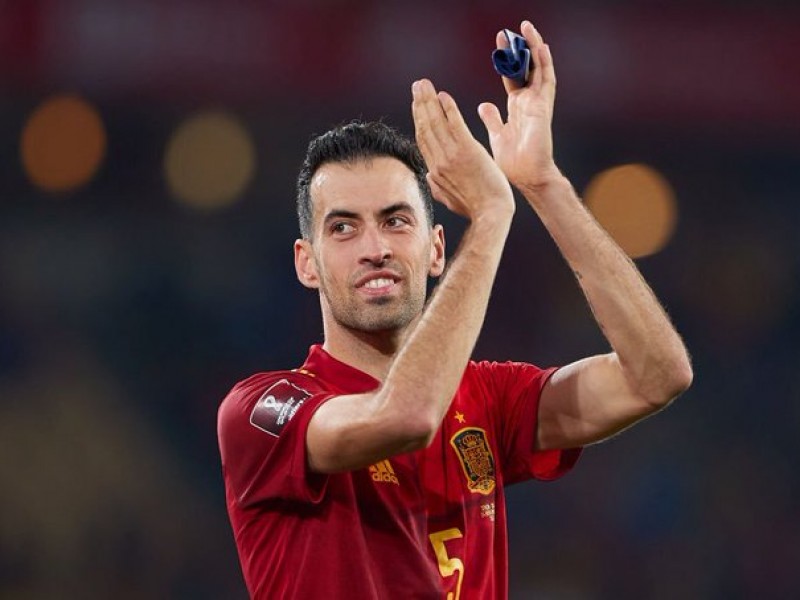 Sergio Busquets se despide de la selección española