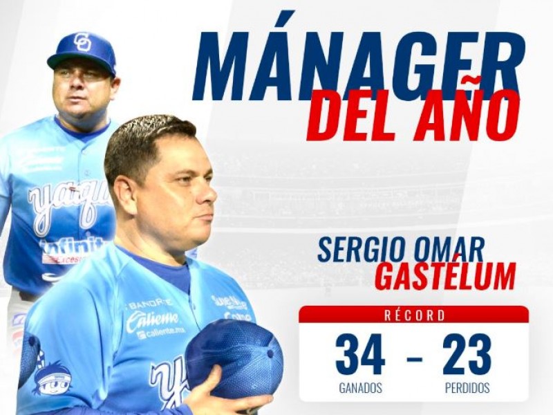 Sergio Omar Gastélum manejador del año en LMP