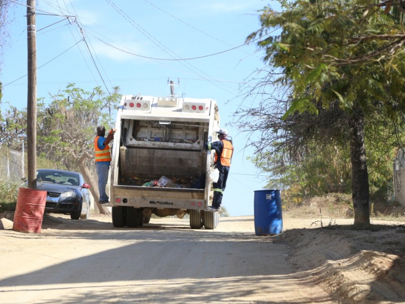 Servicio de recolección de basura está al 95%