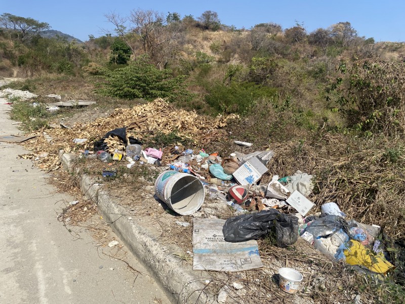 Servicios Públicos pide a población ya no formar basureros clandestinos