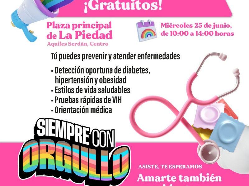 Centro de Salud ofrecerá servicios gratuitos en jornada por la salud