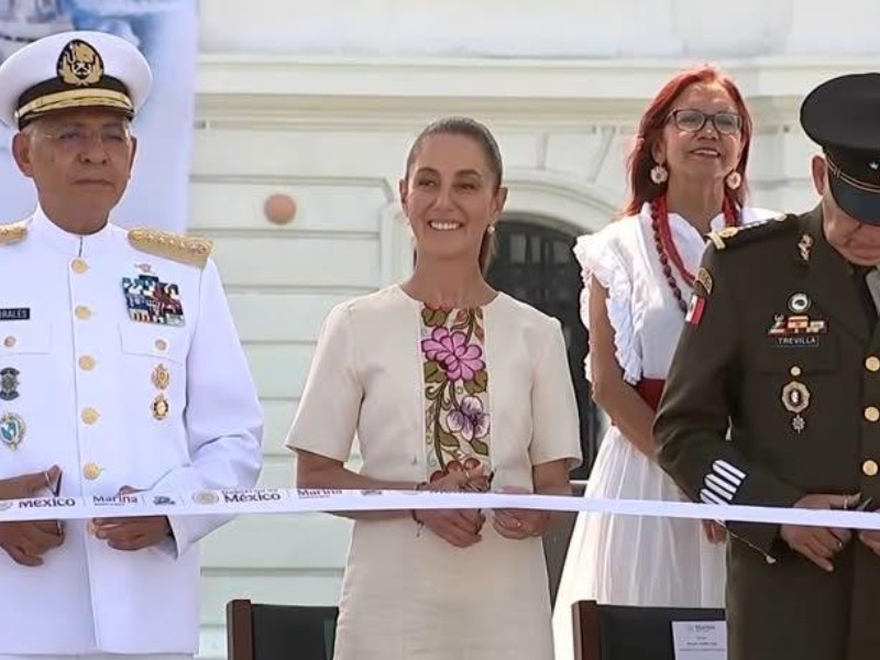 Sheinbaum inaugura la nueva Plaza del Heroísmo Veracruzano