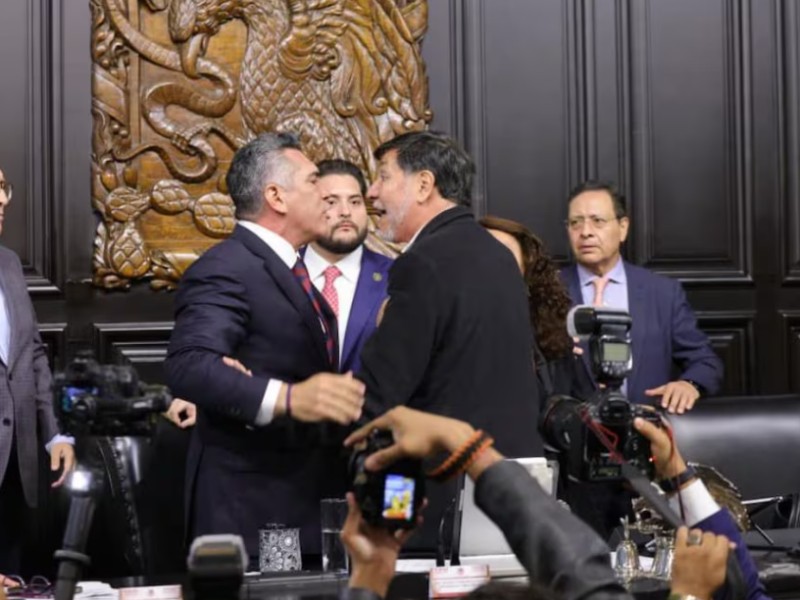 Sheinbaum reacciona a la pelea entre Noroña y “Alito” Moreno