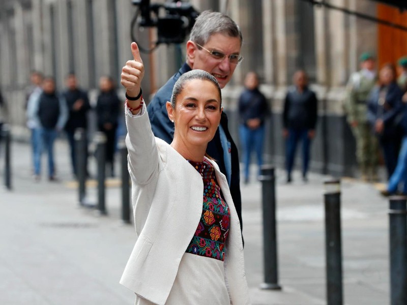 Sheinbaum vota en la elección judicial: ‘¡viva la democracia!’, afirma