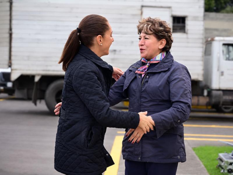 Sheinbaum y Delfina supervisan abasto e infraestructura de hospitales en el Oriente