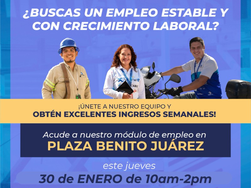 Sí busca trabajo, se realizará la jornada 