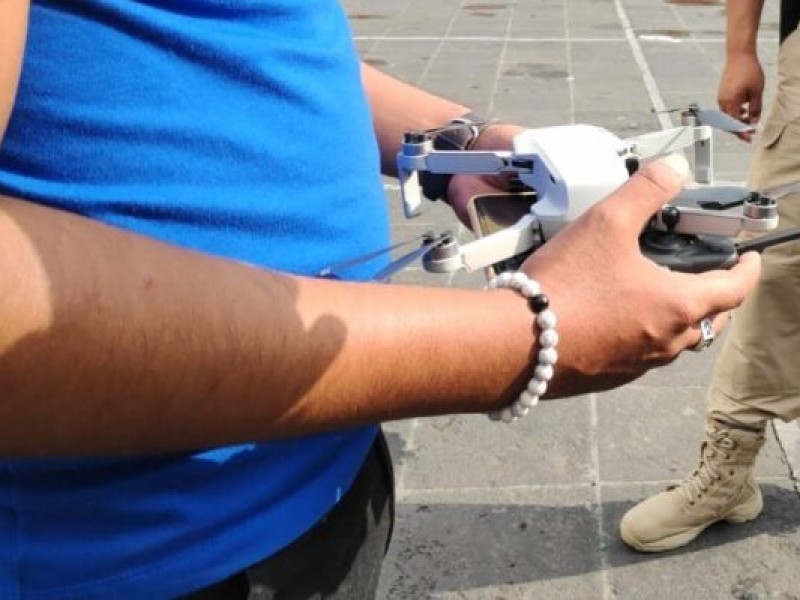 Si es posible usar drones en centro de Xalapa: SSP