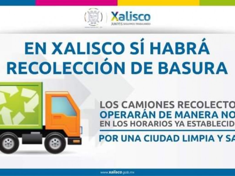 Si habrá recolección de basura en Xalisco