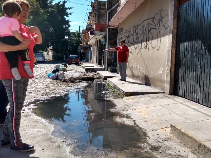 SIAPA ignora denuncia sobre fuga de aguas negras