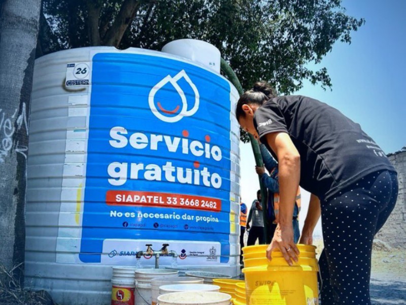 Siapa instala cisternas en 9 colonias de Tlaquepaque