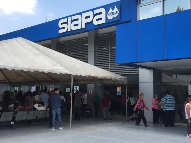 SIAPA rebasada por pago de morosos