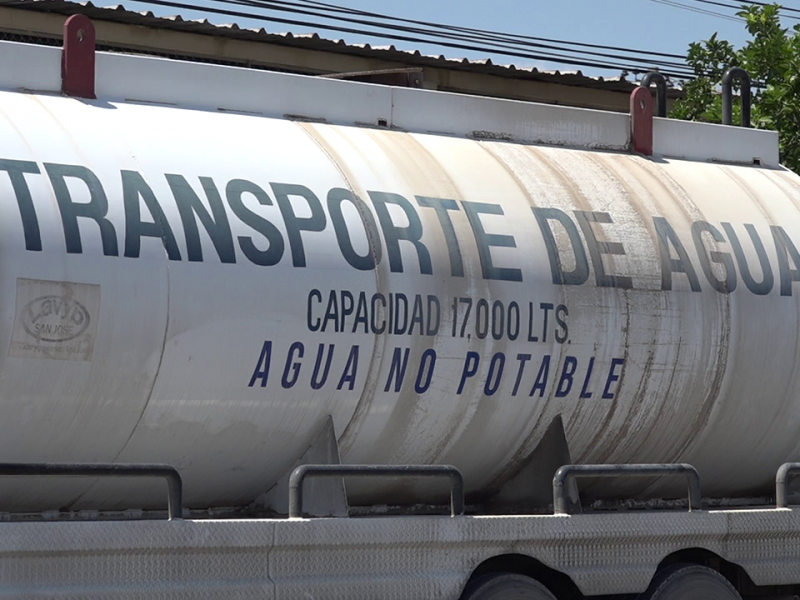 Sidepa no cuenta con pipas para suministros de agua potable