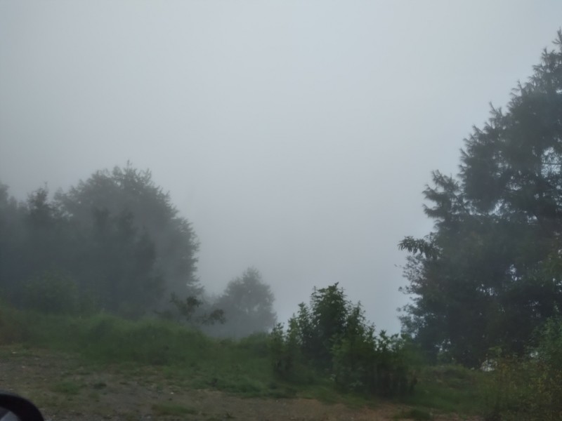 Sierra Negra: entre invierno y lluvia llegan a los 7°