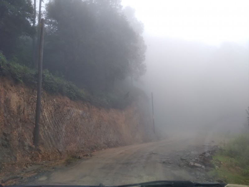 Sierra Negra sin contingencias por lluvias, 3 comunidades más vulnerables