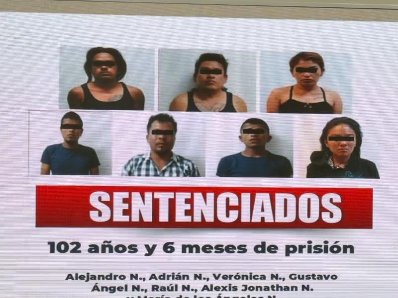 Siete secuestradores reciben más de un siglo de prisión en Amozoc