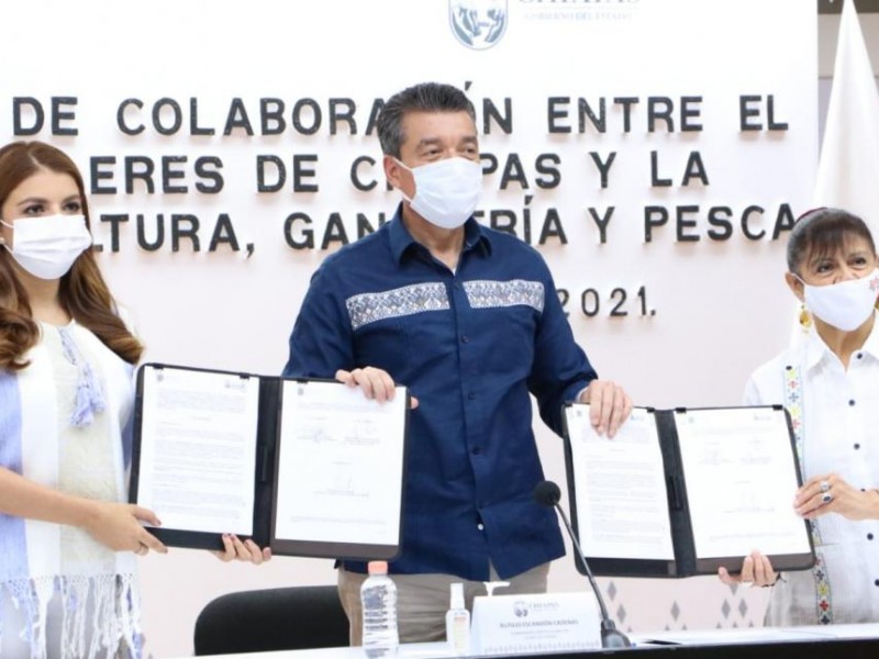 Signa convenio COBACH y SAGYP para fomentar proyectos productivos