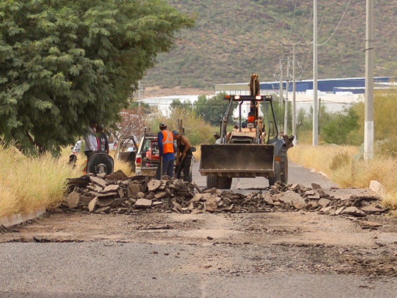 Significativo avance en programa de bacheo emergente