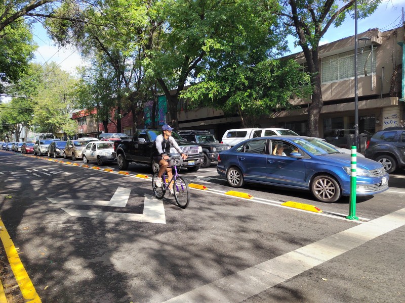 Sigue causando confusión carril de Bus Bici