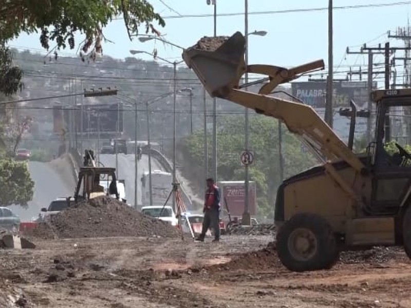 Sigue el caos vial la reparación de Gabriel Leyva: Mazatlán