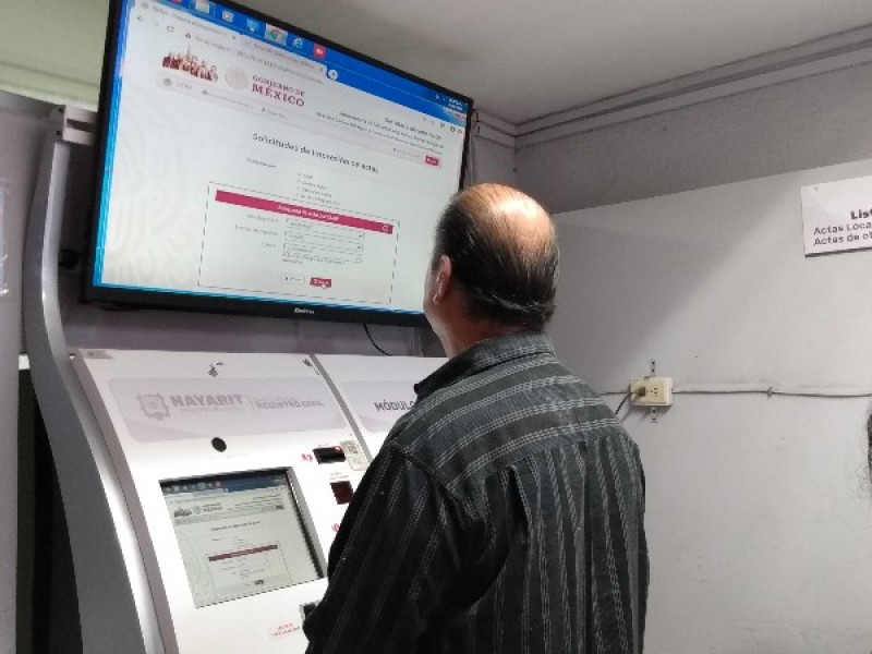 Sigue en operaciones módulo digital del registro civil