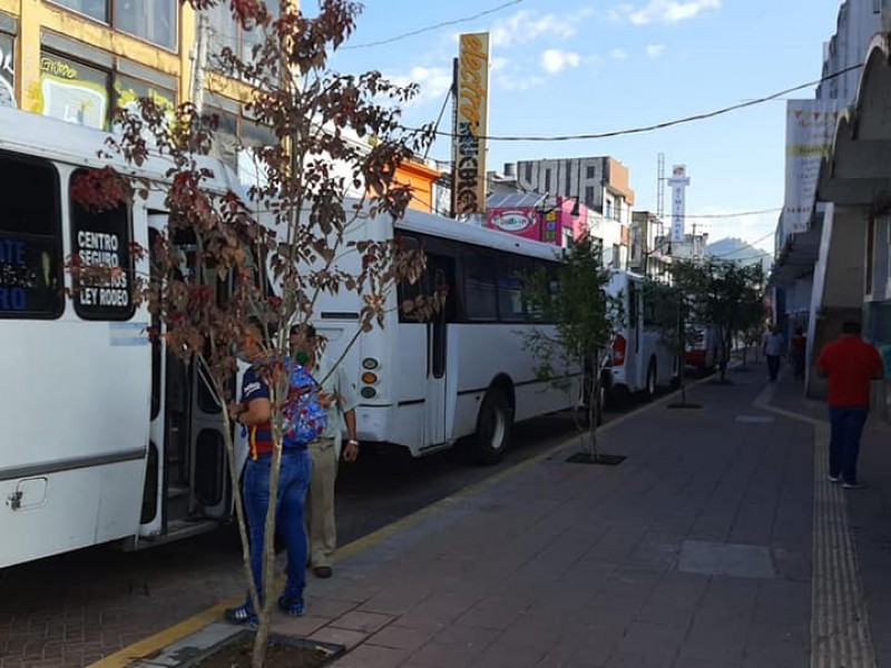 Sigue la restructuración de rutas de transporte en el centro