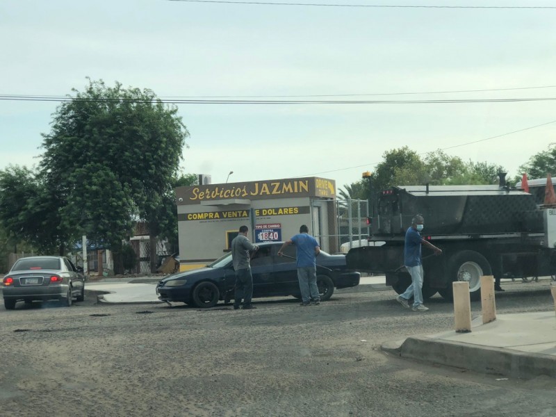 Sigue Obras Públicas con actividades de bacheo