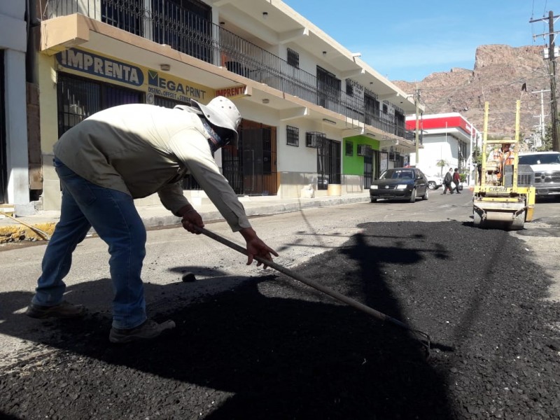 Sigue rehabilitando calles Obras Públicas del Ayuntamiento