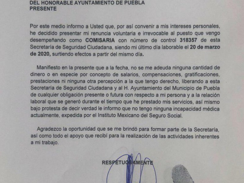 Sigue sin  titular oficial la Secretaría de Seguridad Ciudadana