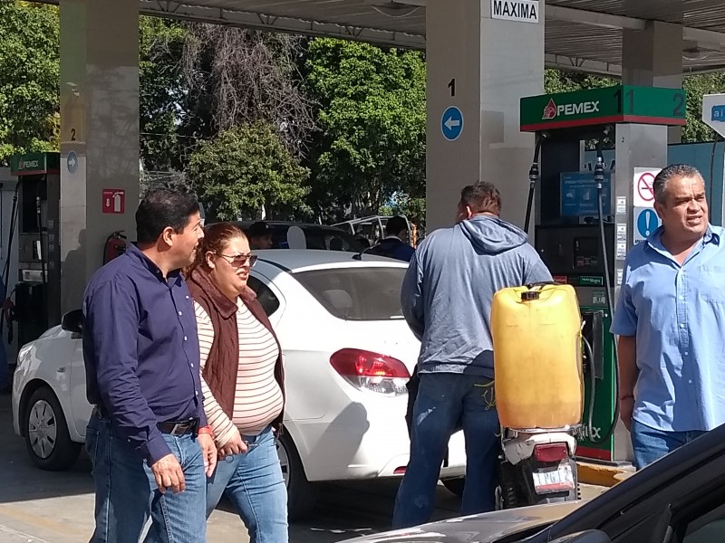 Siguen afectaciones por desabasto de gasolina