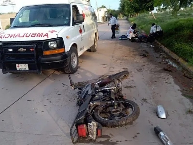 Siguen aumentando accidentes de motociclistas