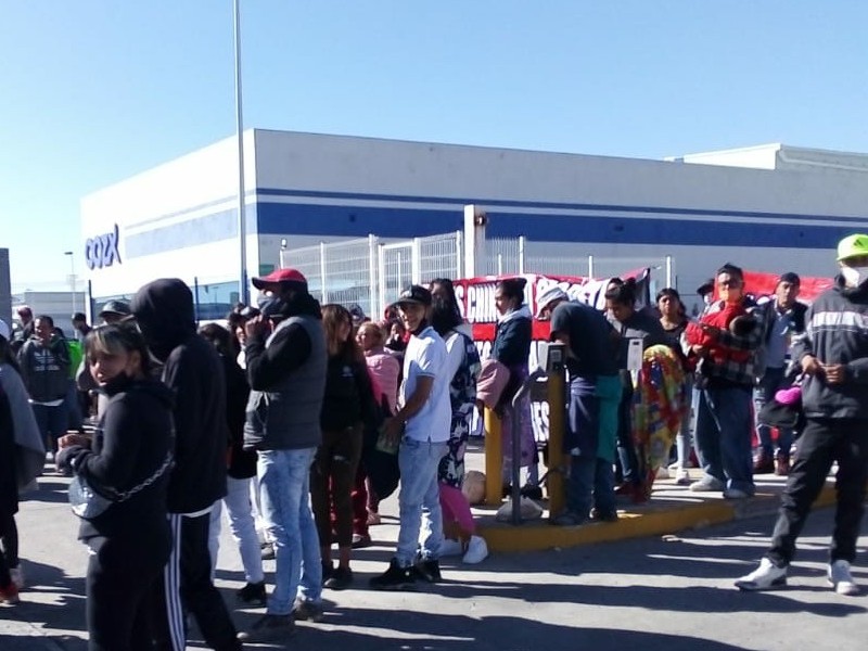 Siguen manifestaciones en empresa china de Guanajuato Puerto Interior.
