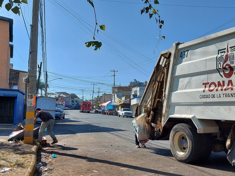 Siguen problemas de recolección de basura en Tonalá