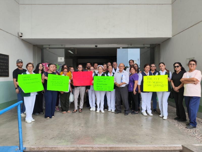 ¡Siguen sin pago! Trabajadores de IMSS Bienestar paran labores en LM