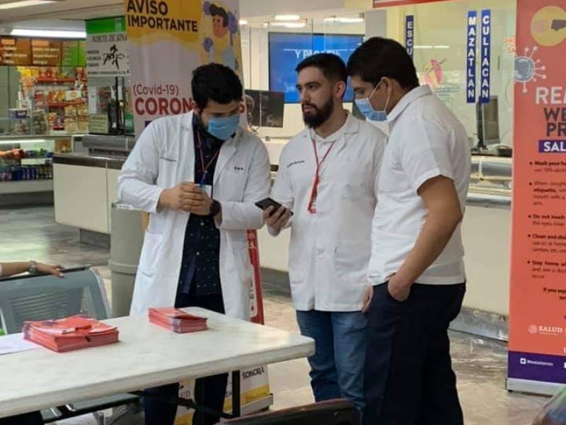 Siguen tomando medidas sanitarias en central de autobuses