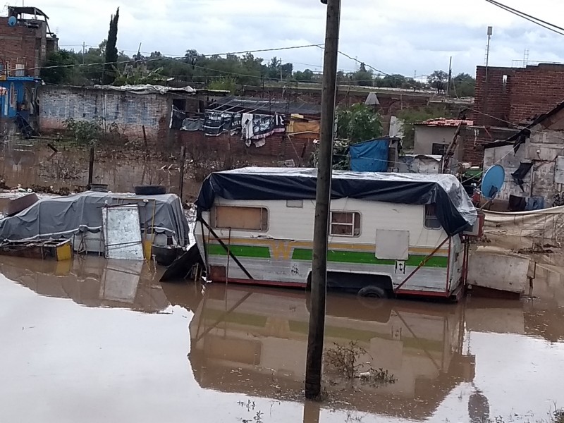 Silao continúa con encharcamientos de gran tamaño