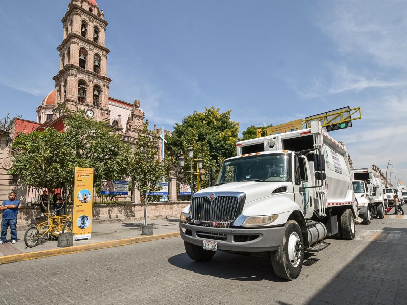 Silao presenta nuevos camiones de basura NKN