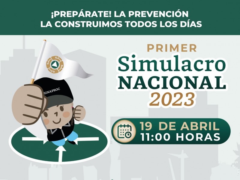 Simulacro Nacional tendrá epicentro en Veracruz