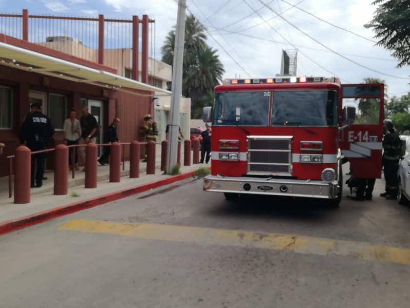 Simulacro de incendio en consulado