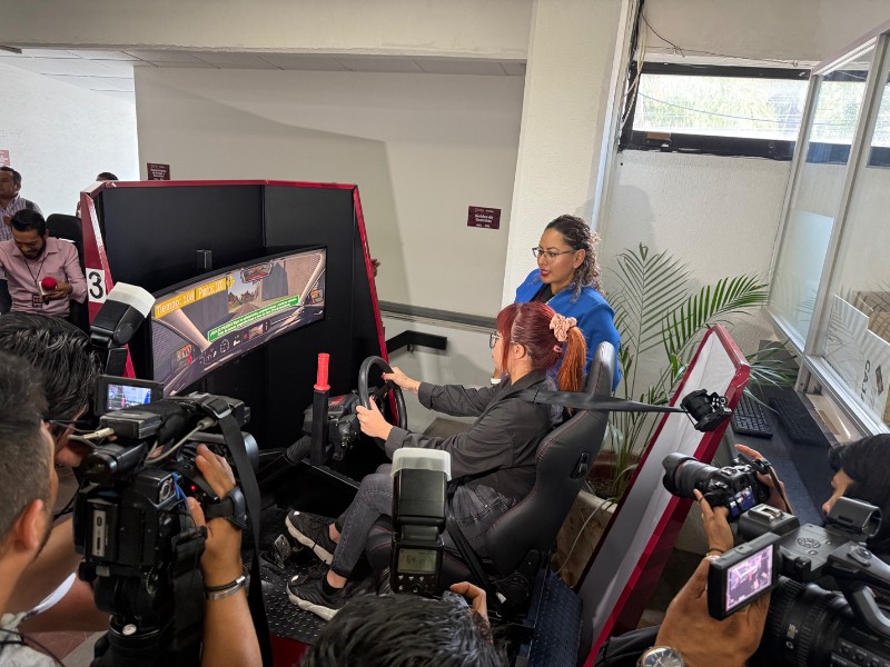 Simulador evaluará pericia y conocimientos viales de conductores