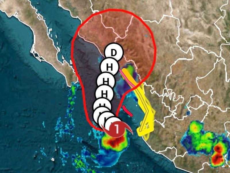 Simón podría impactar entre Culiacán y Eldorado