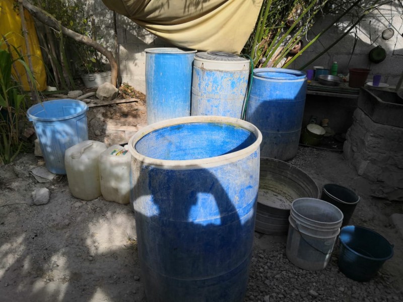 Sin agua en la Colonia San Isidro