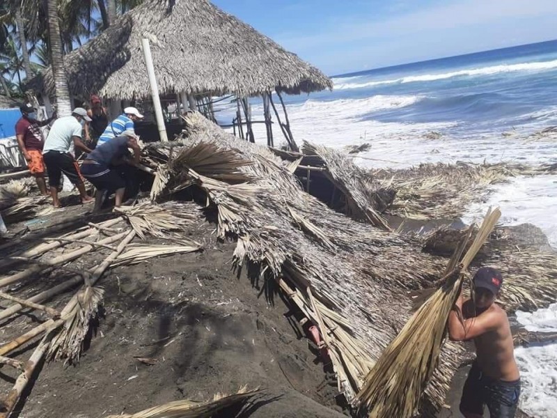 Sin apoyos restauranteros afectados por Mar de Fondo