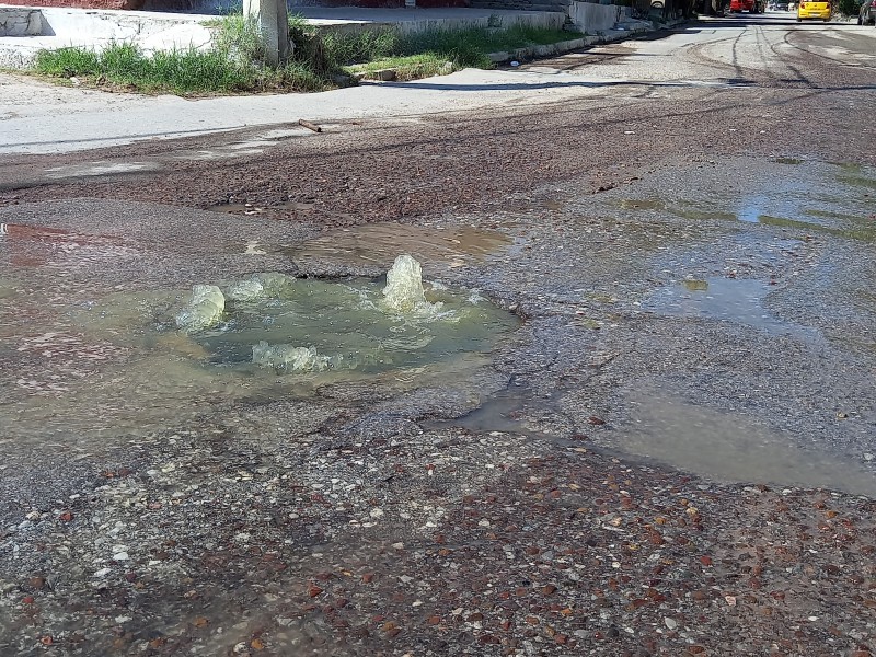 Sin arreglar drenaje colapsado en el poniente de Torreón