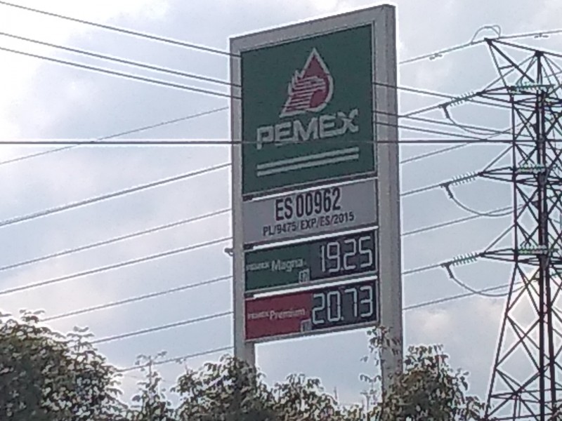 Sin cambios considerables precio de la gasolina