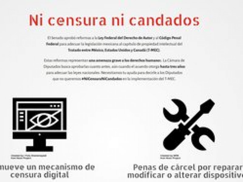 Sin censura ni candados, reforma los derechos de autor